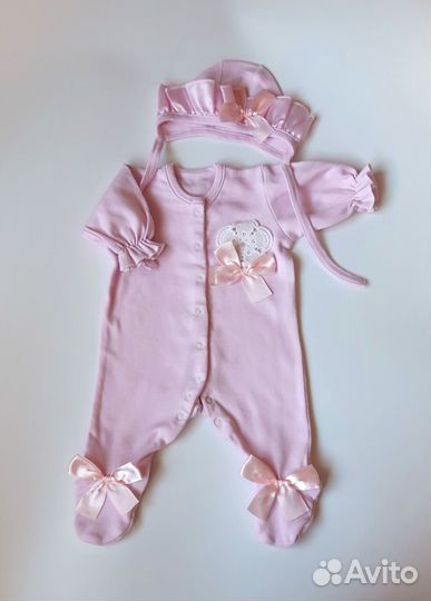 Костюм на выписку для девочки 56 р