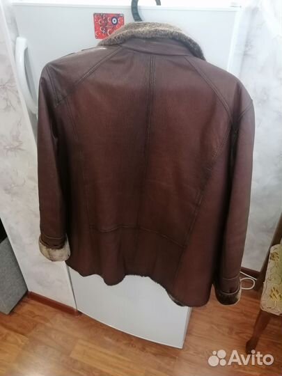 Дубленка натуральная мужская 52 54