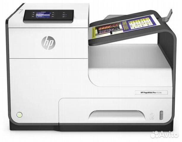 Принтер струйный HP PageWide Pro 452dw, цветн., A4