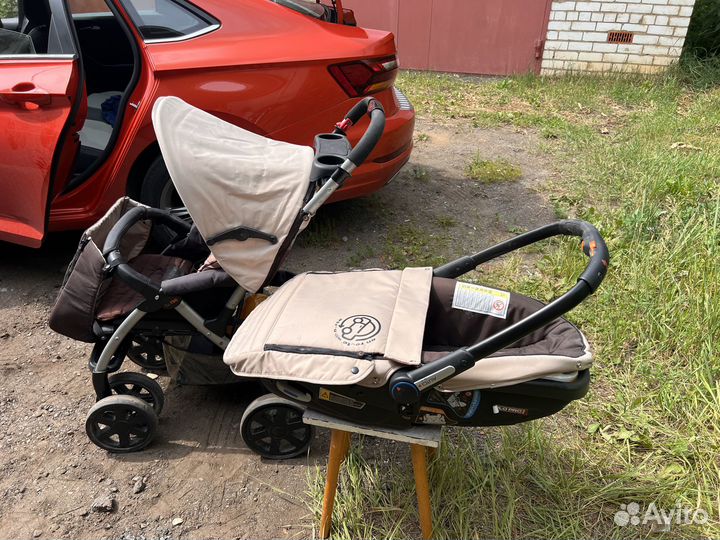 Коляска прогулочная с автокреслом