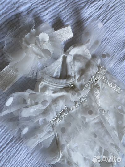 Нарядное боди для девочки 56