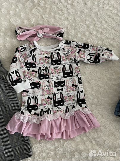 Вещи пакетом для девочки 80-86