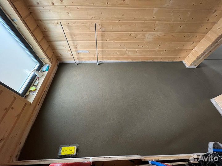 Полусухая стяжка пола под ключ