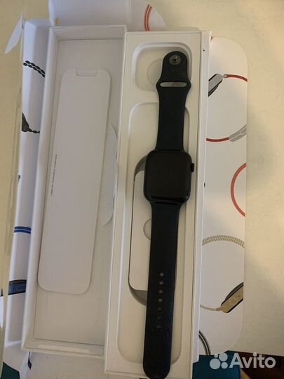 Часы apple watch 7 45 mm midnight