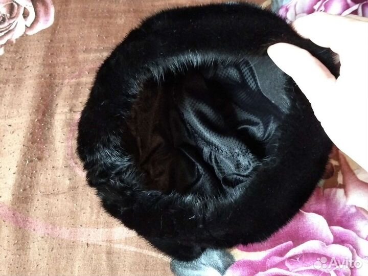 Шапка норковая женская