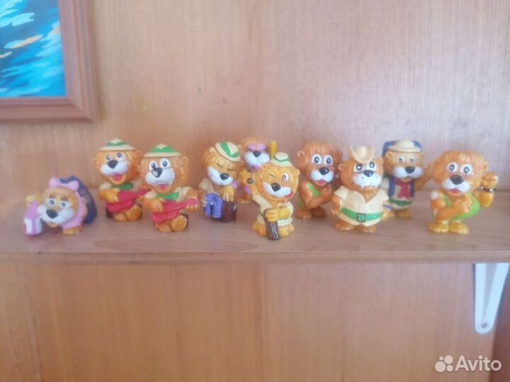 Игрушки из киндер сюрприза 90х