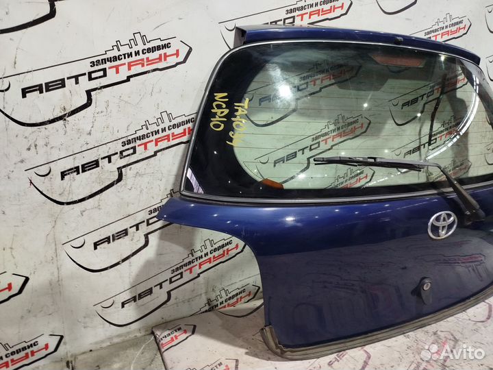Дверь задняя toyota vitz yaris NCP10 NCP13 NCP15 SCP10 SCP13 6700552010 синий, 8K8 TA1034