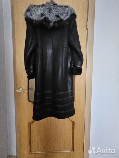Дубленка женская зимняя 54 р