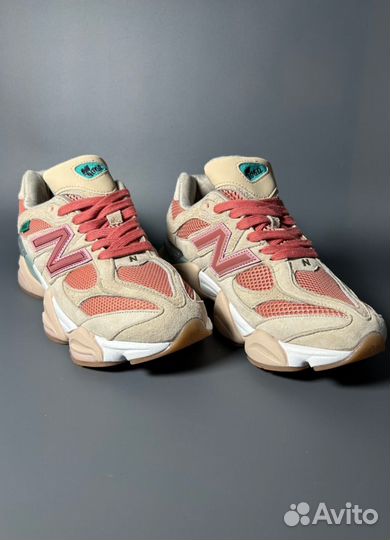 Кроссовки New Balance 9060 Cookie Pink Люкс