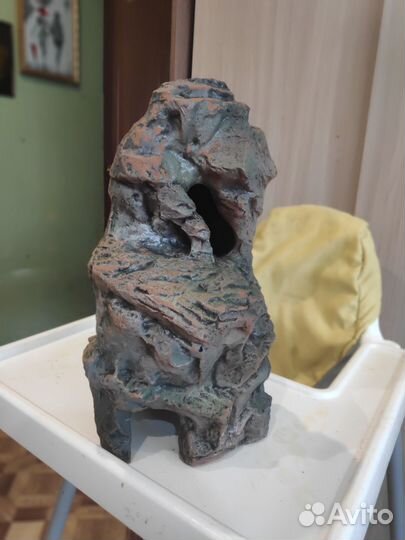 Грот, замок, скала украшение для аквариума большой