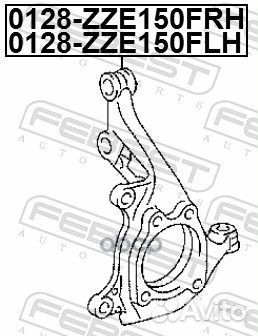 Кулак поворотный правый 0128ZZE150FRH Febest