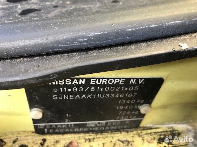 Разбор на запчасти Nissan Micra K11E 1992-2002