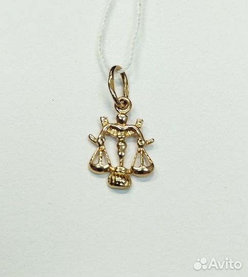 Золотая подвеска