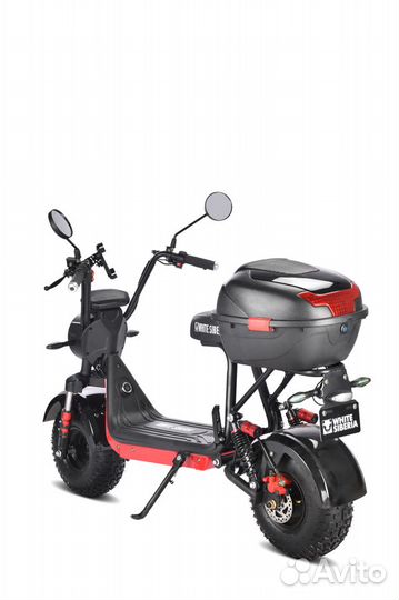 Электроскутер white siberia miniR 1200W black 2022