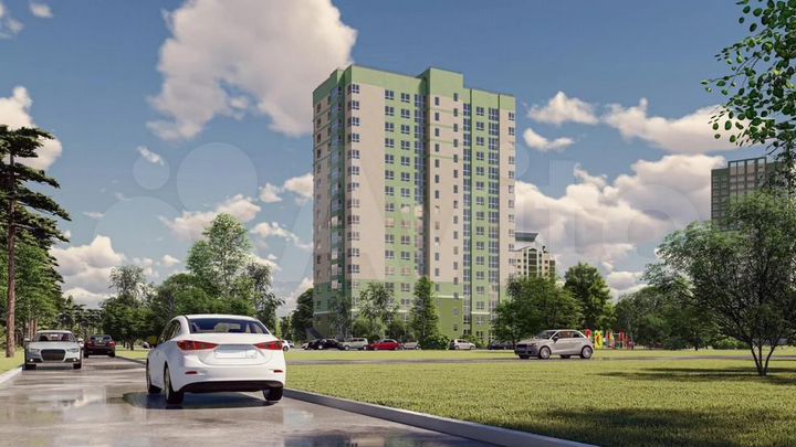 Квартира-студия, 28,2 м², 6/17 эт.