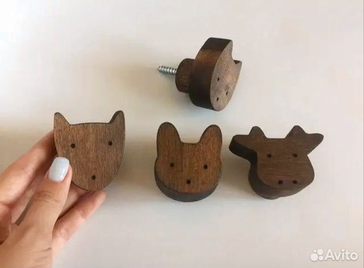 Крючки деревянные дизайнерские