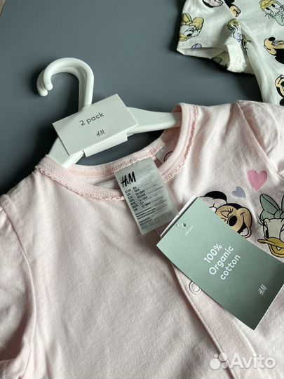 Песочники H&M (56,62,74,86,92) с Минни Маус