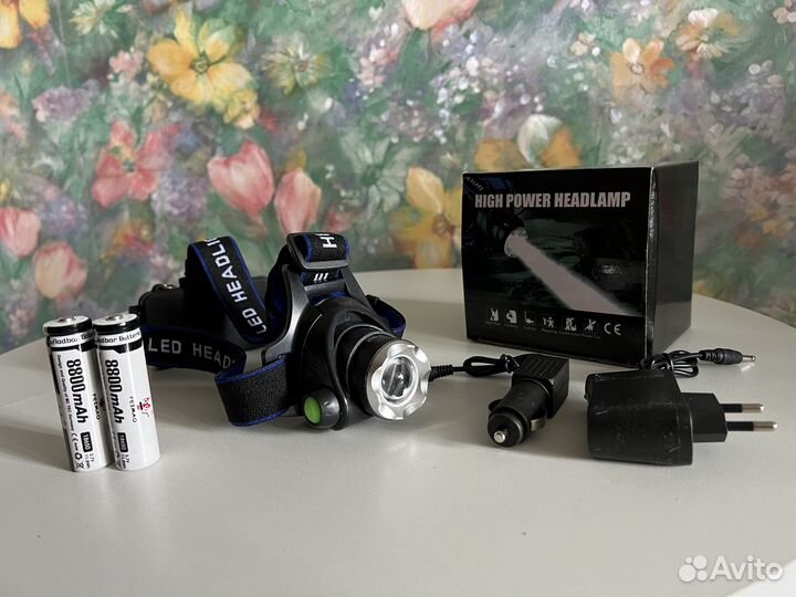 Мощный налобный фонарь арт. 227