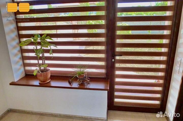 Деревянные жалюзи горизонтальные
