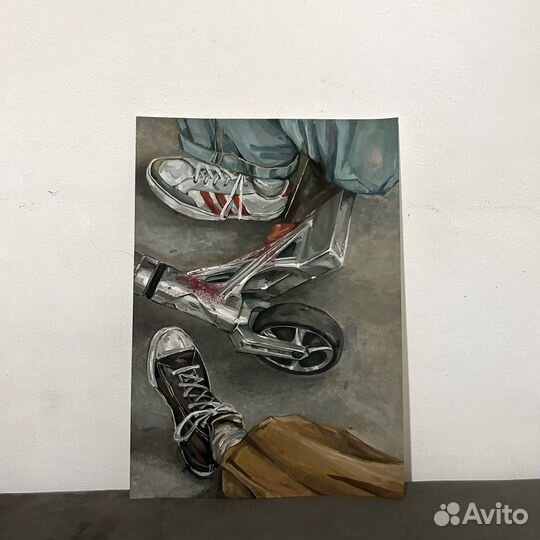 Картина гуашью, А3, 42х30, lindworm