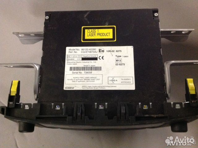 Магнитола Тойота рав 4 2006-2013г