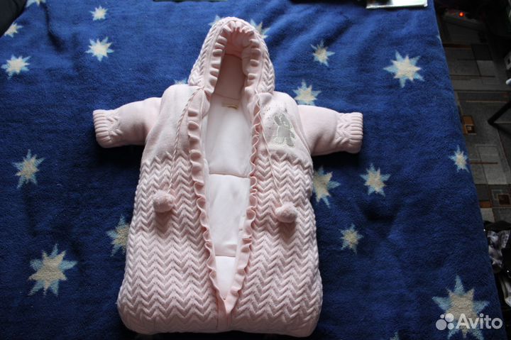 Конверт зимний для девочки