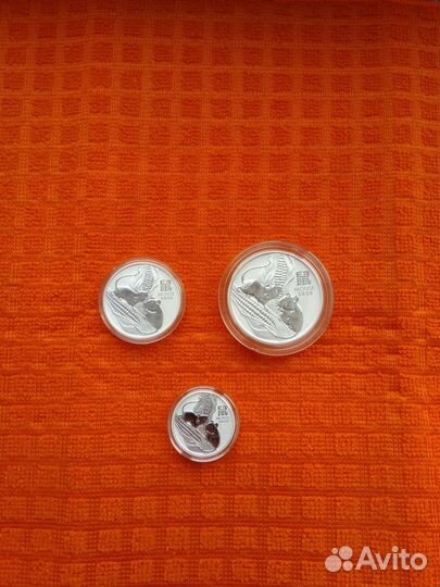 Австралия 1 доллар 2020г. Лунар 3 Год Мыши