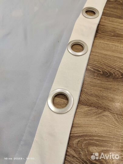 Штора на люверсах