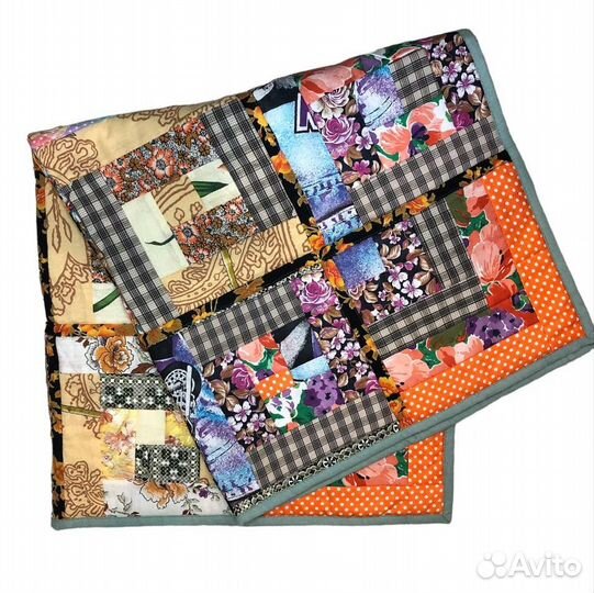 Детский лоскутный плед