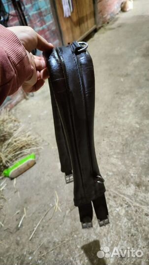 Подпруга кожаная