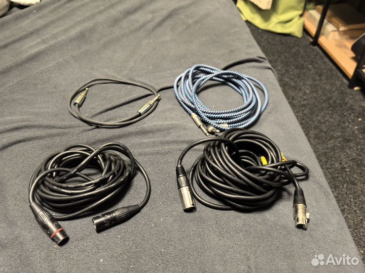 Аудио-кабель XLR-XLR, Jack-Jack