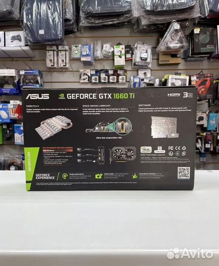 Новая GTX 1660Ti (6Gb) Asus TUF Gaming