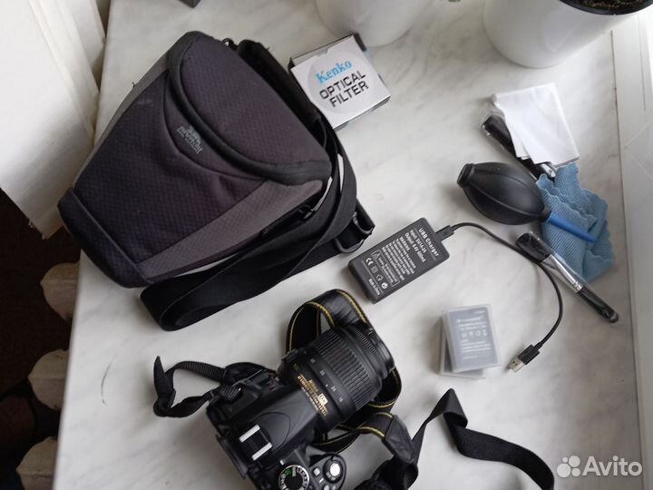 Фотоаппарат nikon d3100 + 2аккума