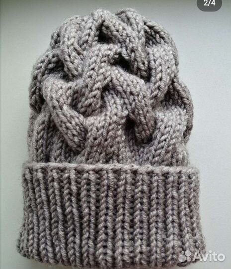 Комплект шапка и снуд женский ручная работа