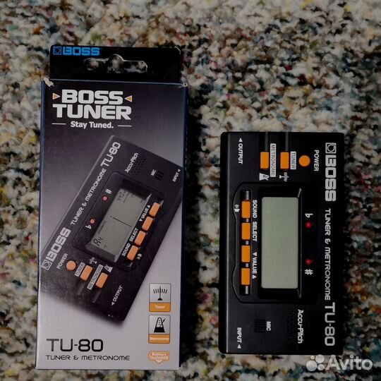 Тюнер и метроном boss TU-80