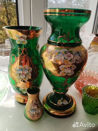 Хрусталь и стекло СССР богемия