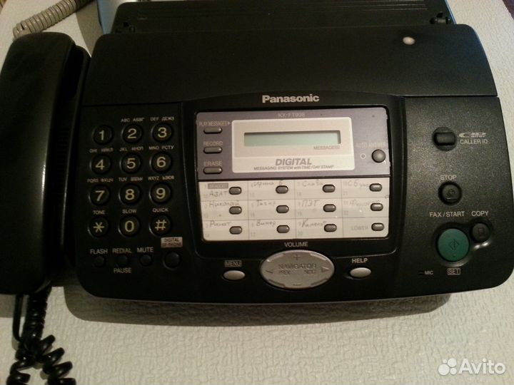 Факс panasonic kx-ft908