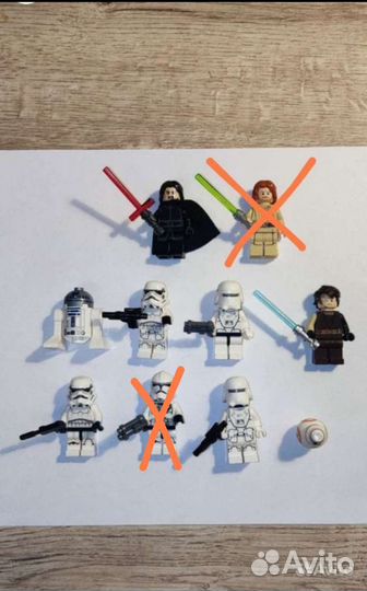 Lego star wars минифигурки оригинал