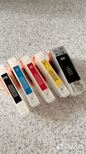 Картриджи для принтера epson xp 600 и др