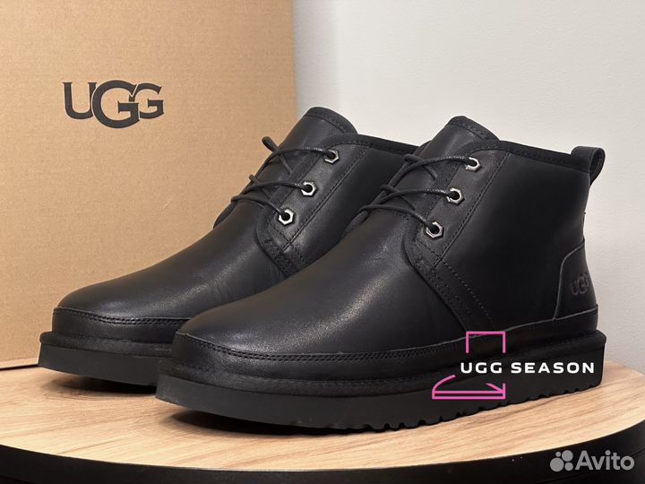 Ugg мужские зимние кожаные ботинки Neumel