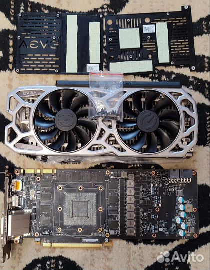 Запчасти gtx 1080 ti evga