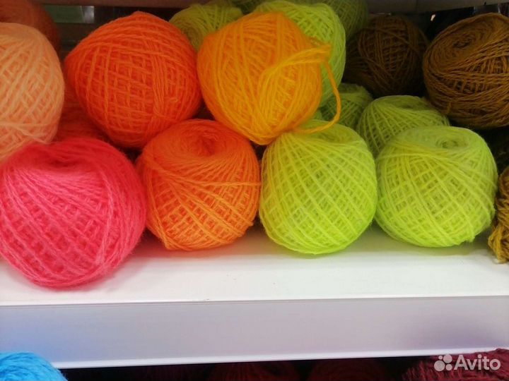 Пряжа полушерсть