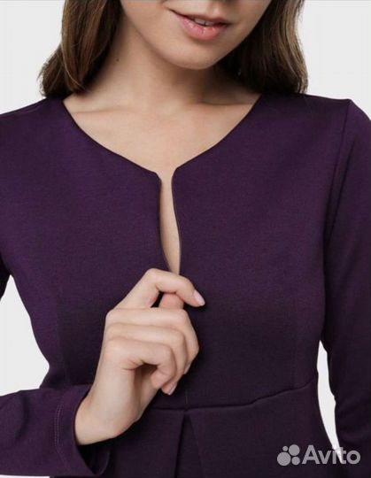 Платье для беременных и кормящих 44