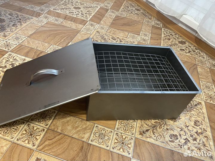 Коптильня из нержавейки, новая, в упаковке