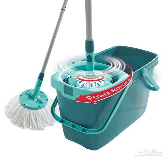 Швабра с отжимом и ведром