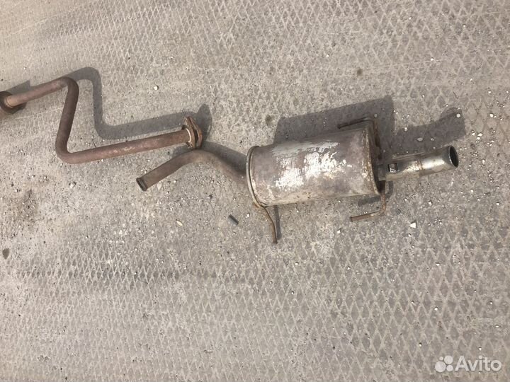 Nissan march k11 глушитель