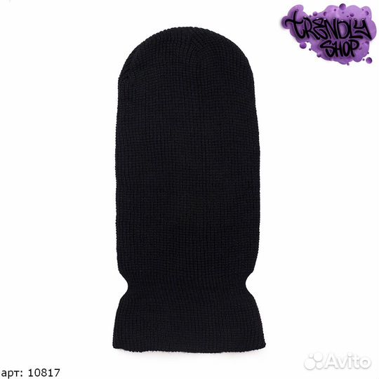 Черные балаклавы с надписями-тату