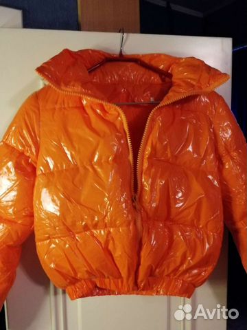 Лаковая супер трендовая новая куртка размер S