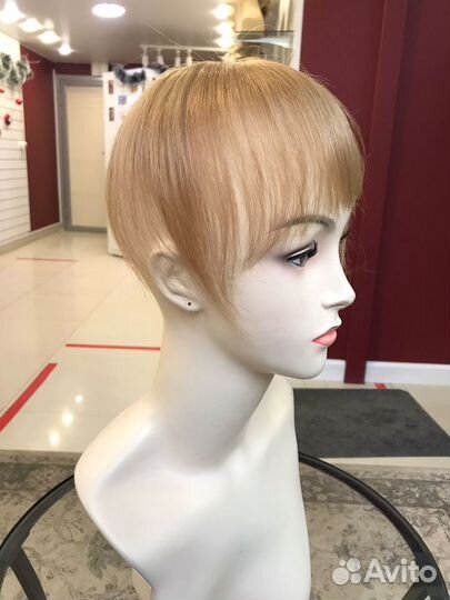 Накладка-чёлка из натуральных волос