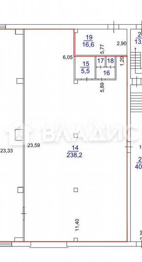 Сдам помещение свободного назначения, 260 м²